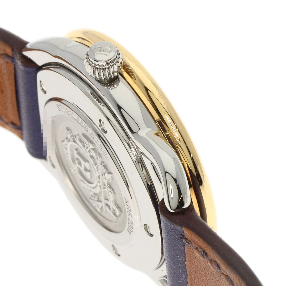 HERMES Watches Quartz AR5.220a Stainless Steel Silver Arceau white dial