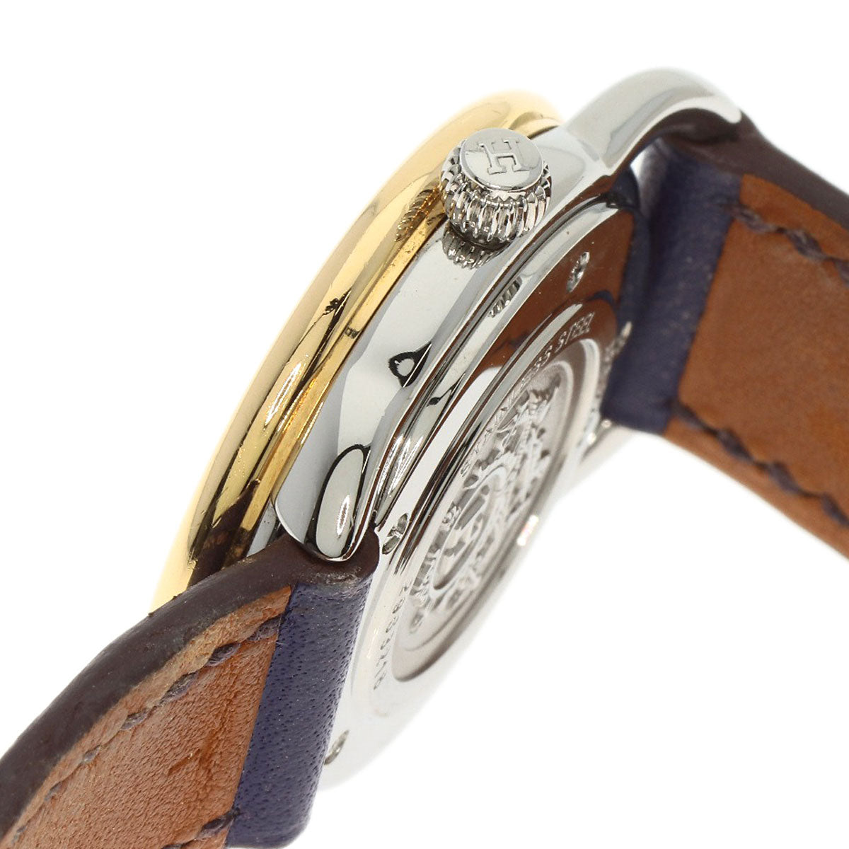 HERMES Watches Quartz AR5.220a Stainless Steel Silver Arceau white dial