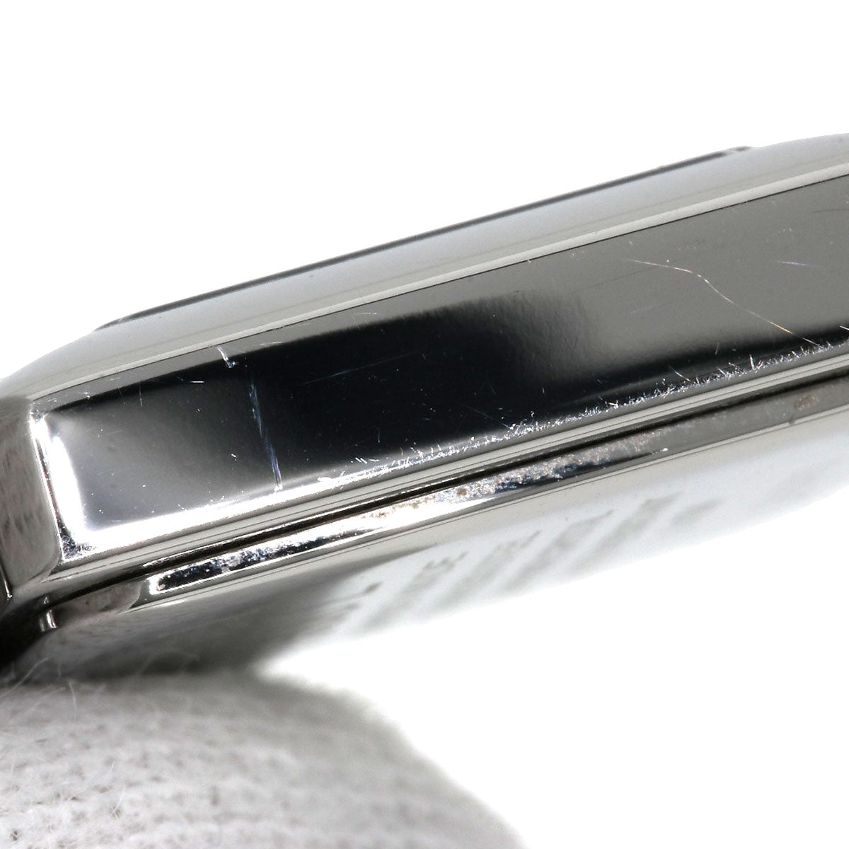 GUCCI Watches Quartz 1900L Stainless Steel , Stainless Steel Silver Square face Silver dial Women Used
