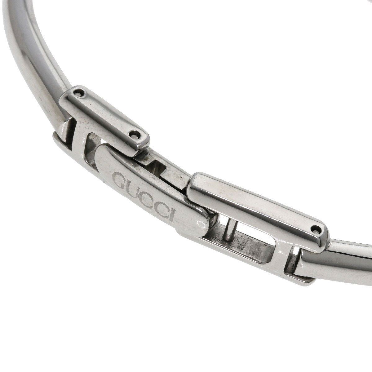 GUCCI Watches Quartz 1900L Stainless Steel , Stainless Steel Silver Square face Silver dial Women Used