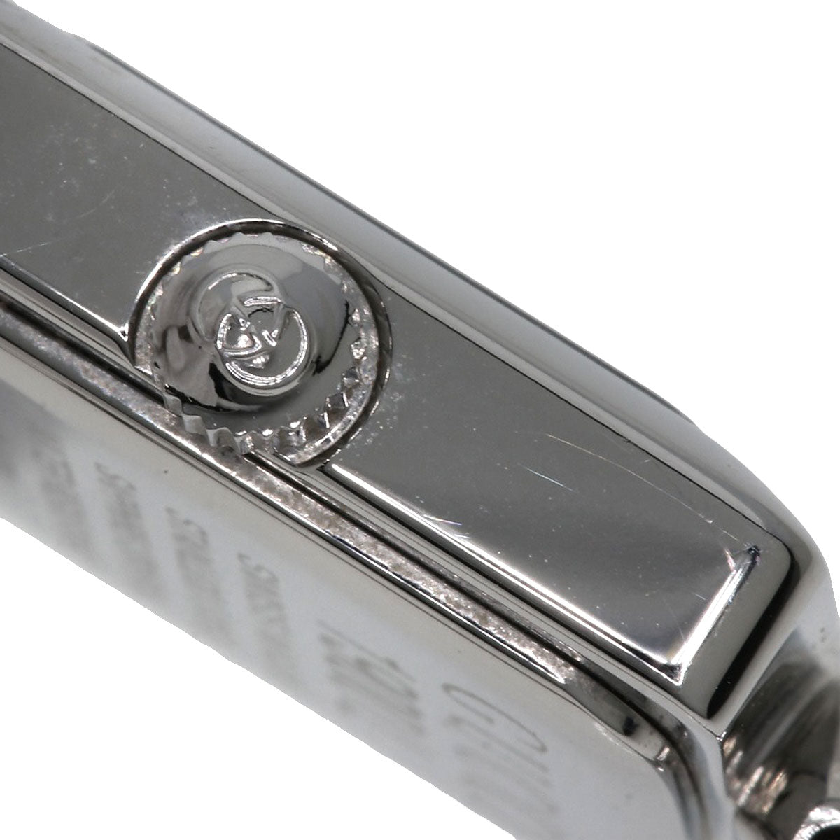 GUCCI Watches Quartz 1900L Stainless Steel , Stainless Steel Silver Square face Silver dial Women Used