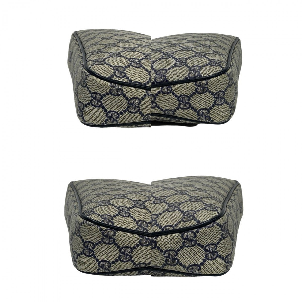 GUCCI Shoulder Bag leather Navy