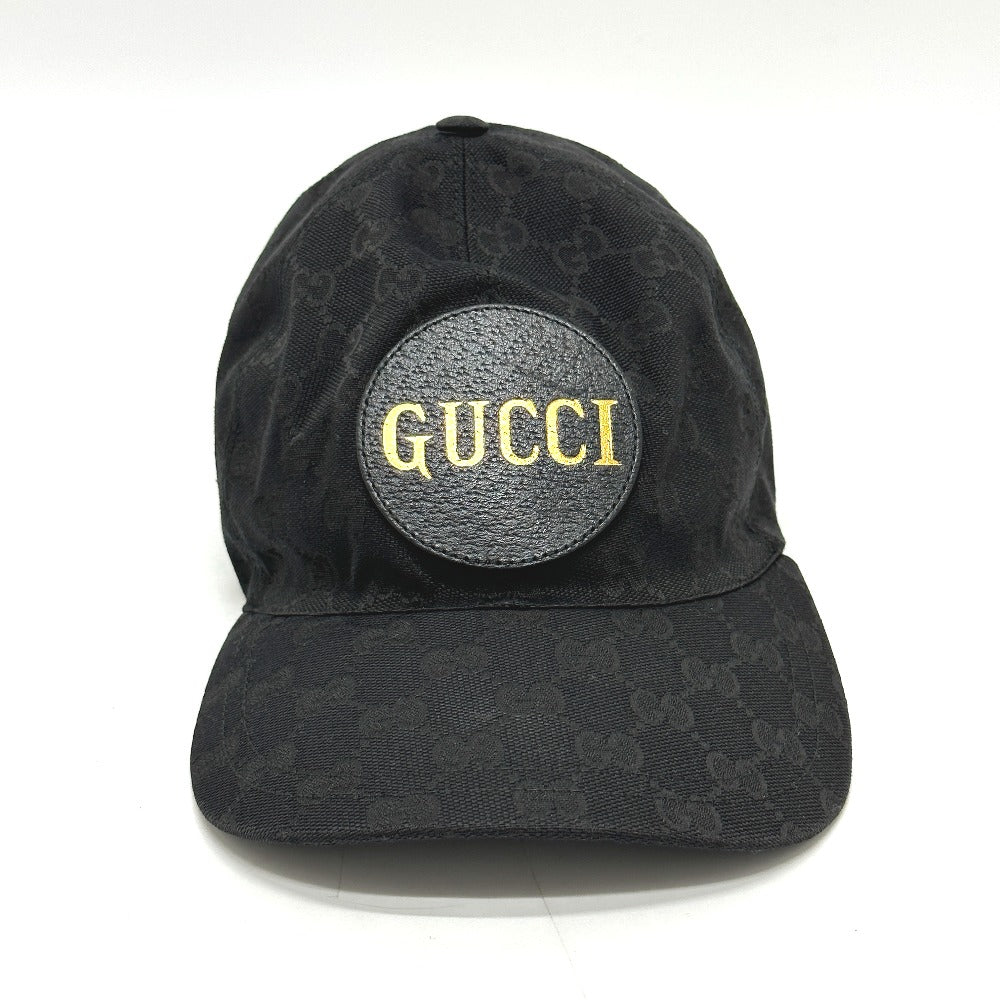 GUCCI cap 627114 Nylon black Gucci Off The Grid Gucci Off the Grid GG logo mens XL Used