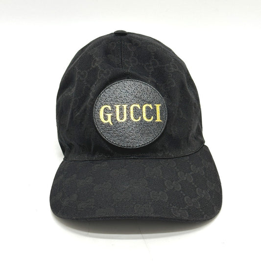 GUCCI cap 627114 Nylon black Gucci Off The Grid Gucci Off the Grid GG logo mens XL Used