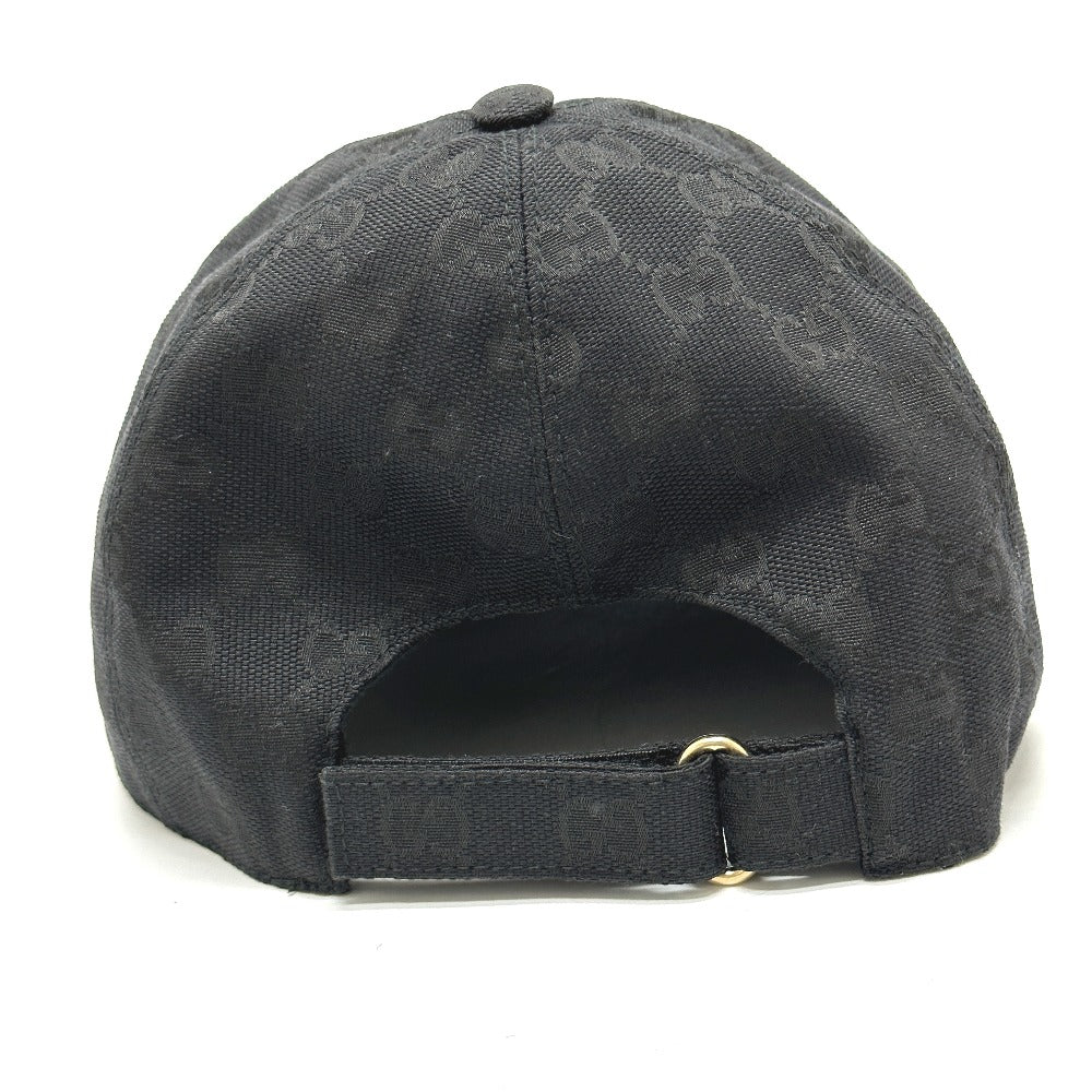 GUCCI cap 627114 Nylon black Gucci Off The Grid Gucci Off the Grid GG logo mens XL Used