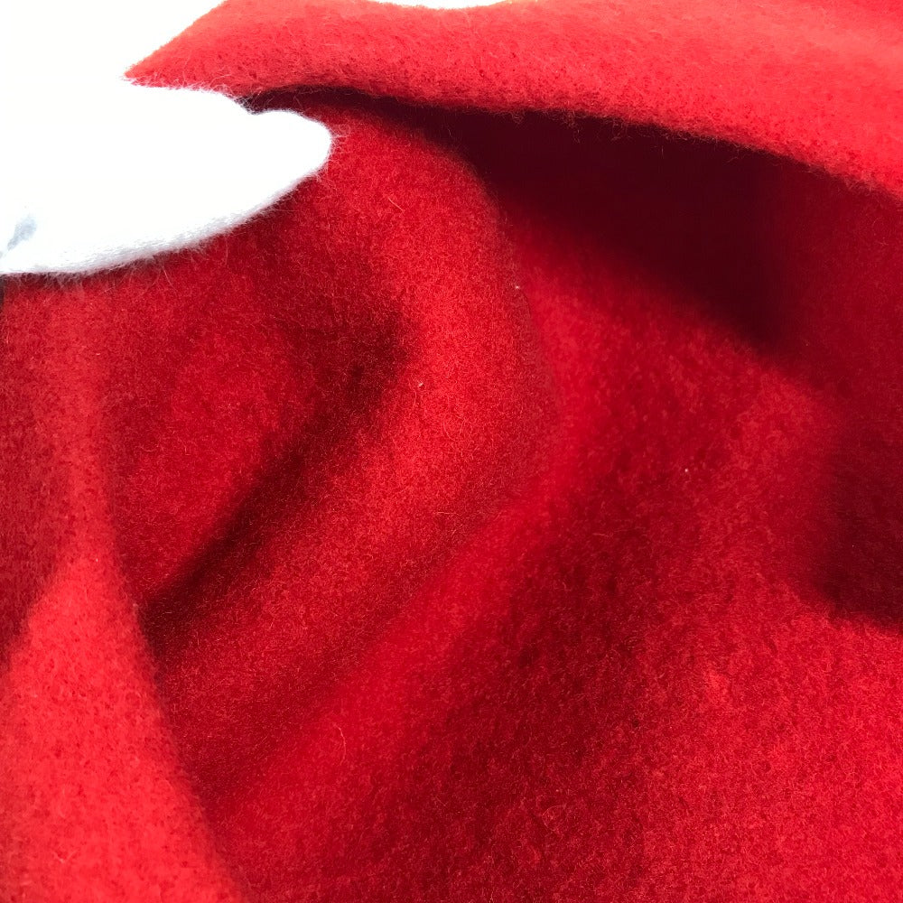 GUCCI beret 714343 wool Red GG logo Women M Used