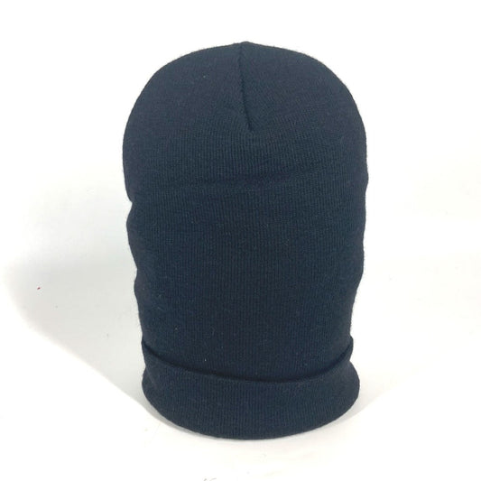 GUCCI Knit hat wool black beanie hat knit hat knit cap logo