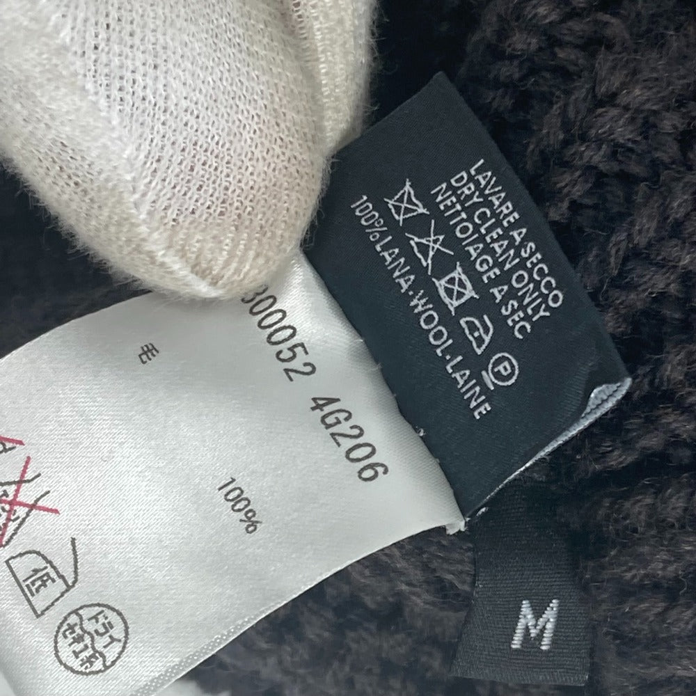 GUCCI Knit hat 300052 wool Brown GG M