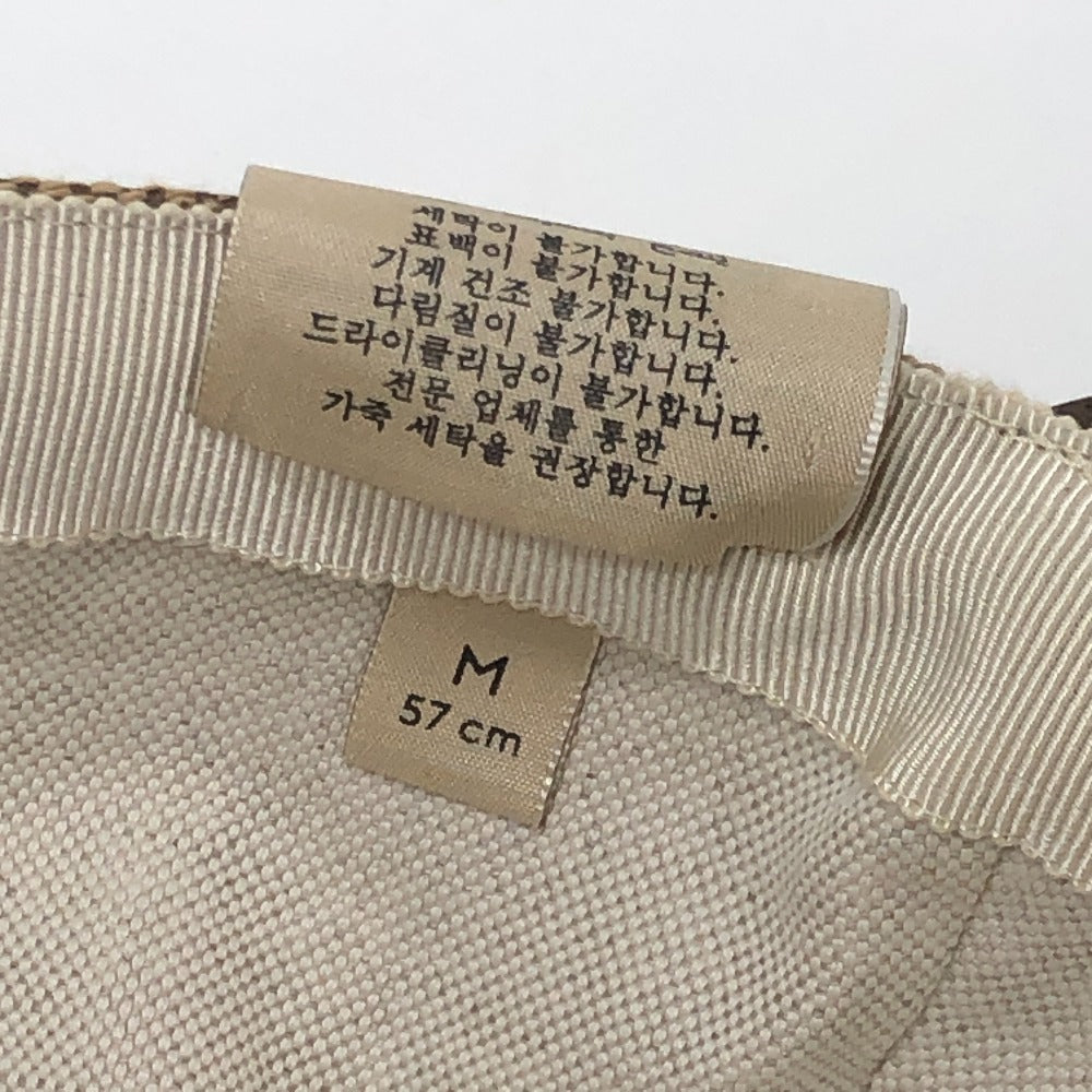 GUCCI cap 681264 canvas beige Jumbo GG mens M Used