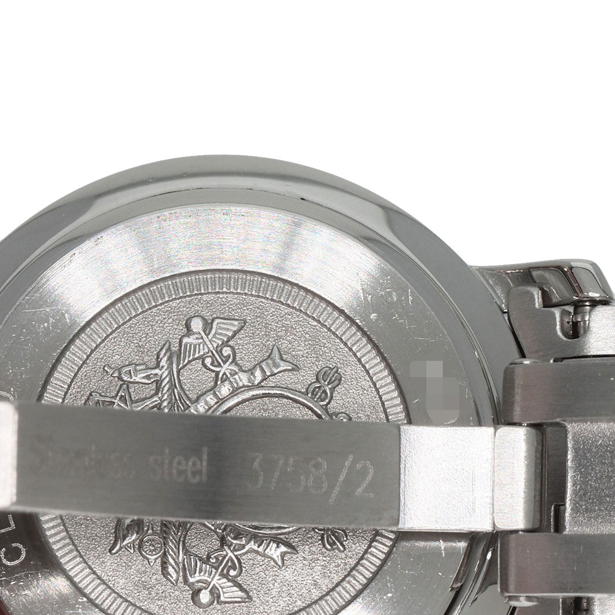 HERMES Watches Quartz CL4.210 Stainless Steel , Stainless Steel Silver Clipper white dial Women Used