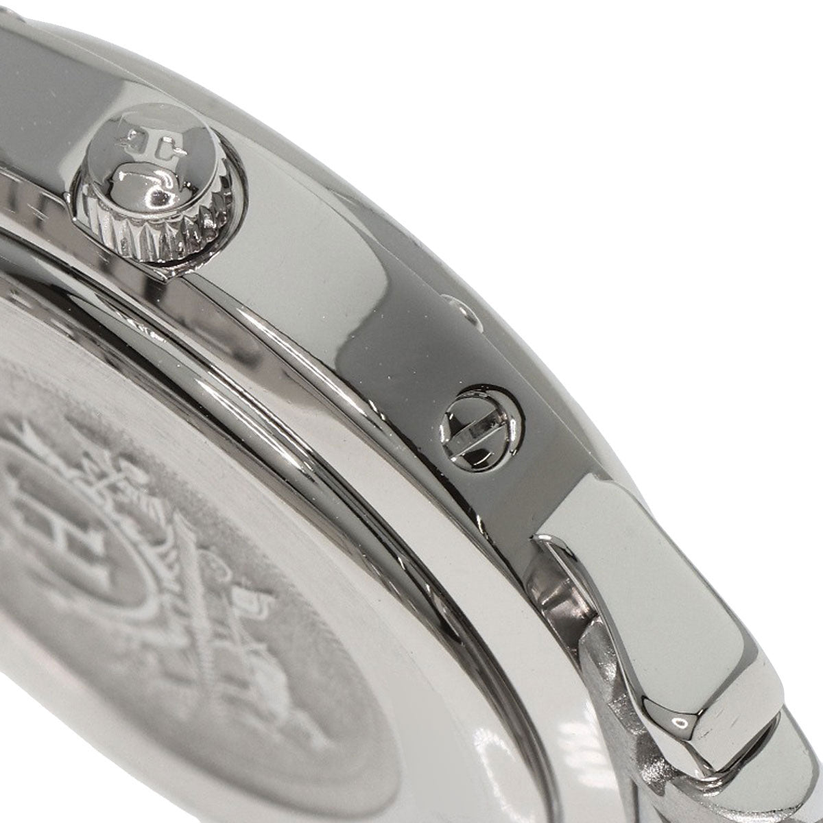HERMES Watches Quartz CL4.210 Stainless Steel , Stainless Steel Silver Clipper white dial Women Used