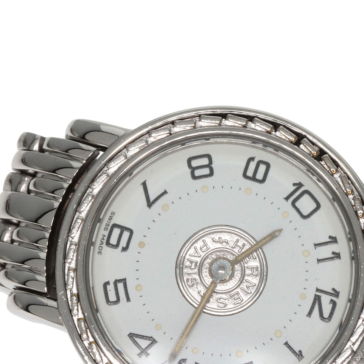 HERMES Watches Quartz SE4.210 Stainless Steel Silver Serie white dial