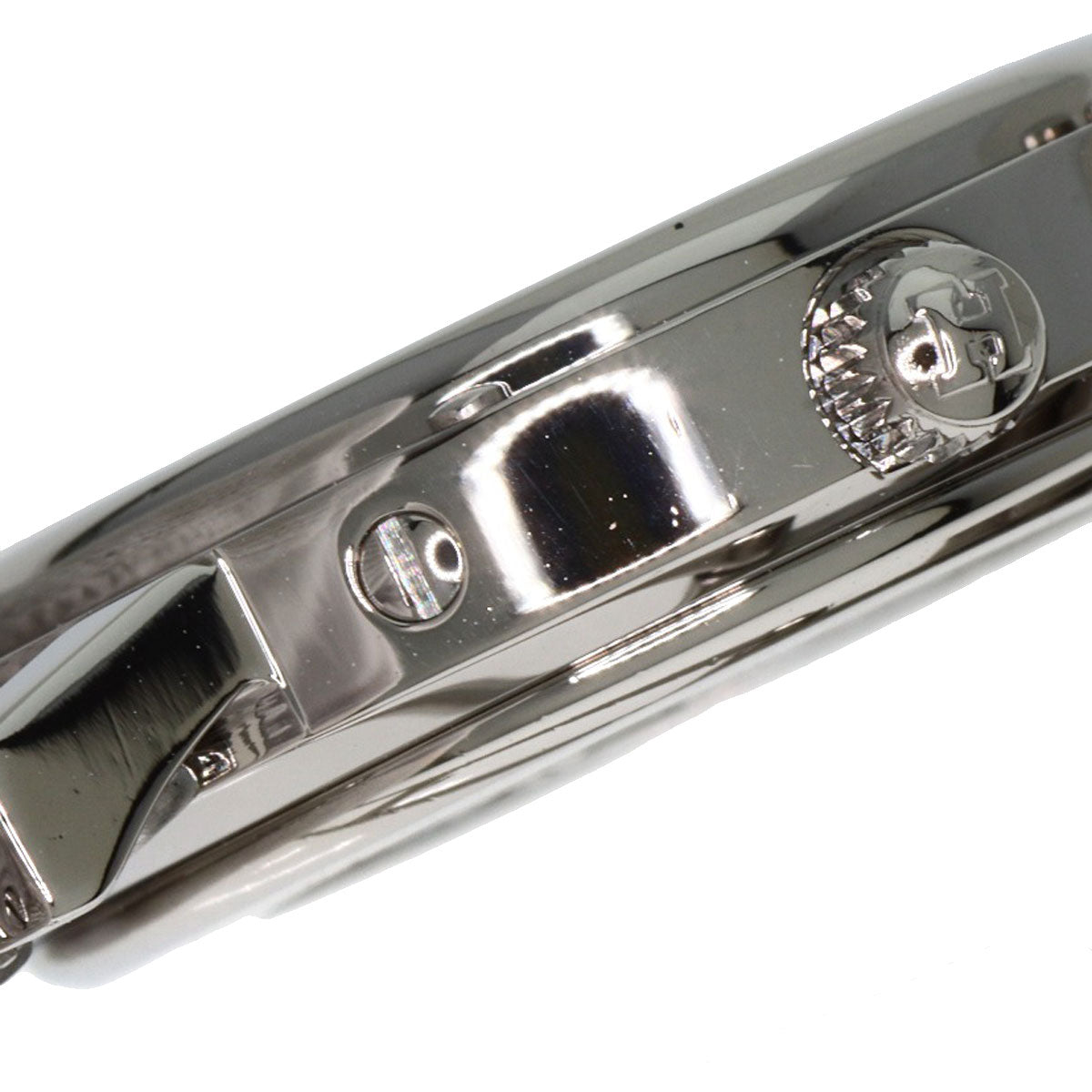 HERMES Watches Quartz CL4.210 Stainless Steel , Stainless Steel Silver Clipper Nacre new buckle Pink shell dial Women Used