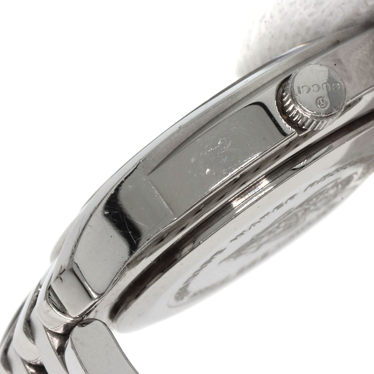 GUCCI Watches Quartz 5500L Stainless Steel Silver Round face white dial