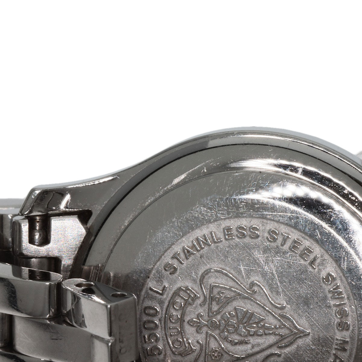 GUCCI Watches Quartz 5500L Stainless Steel Silver Round face white dial