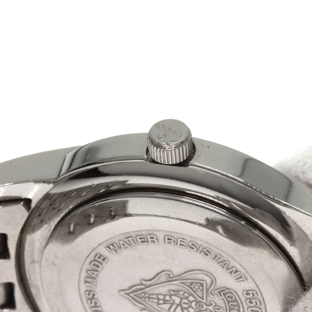 GUCCI Watches Quartz 5500L Stainless Steel Silver Round face white dial