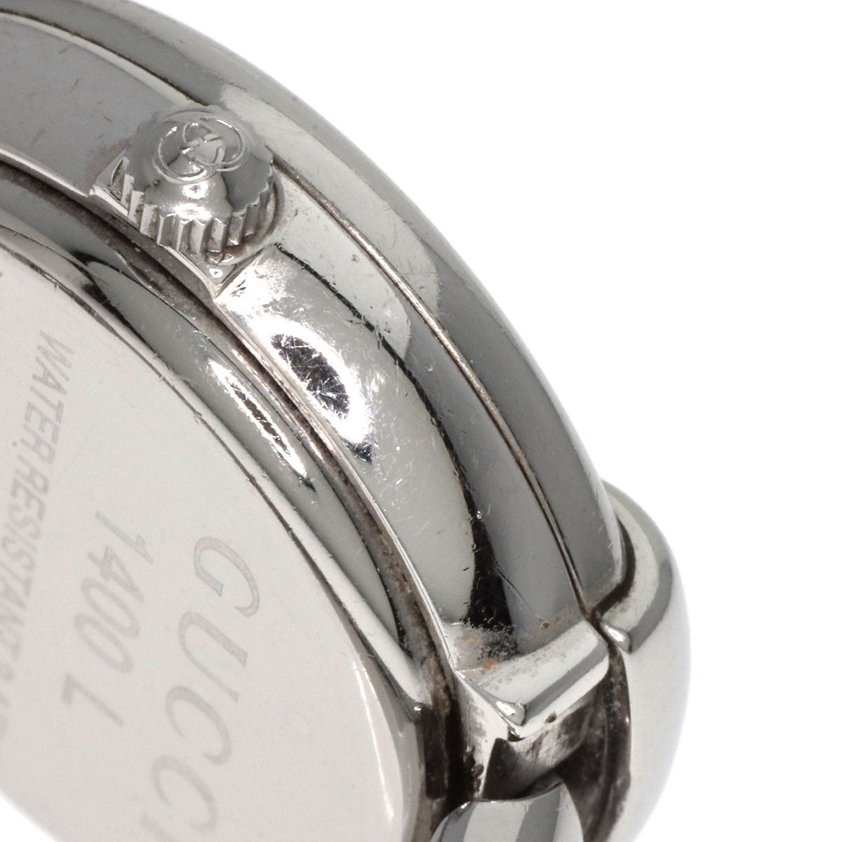 GUCCI Watches Quartz 1400L Stainless Steel Silver Round face black dial