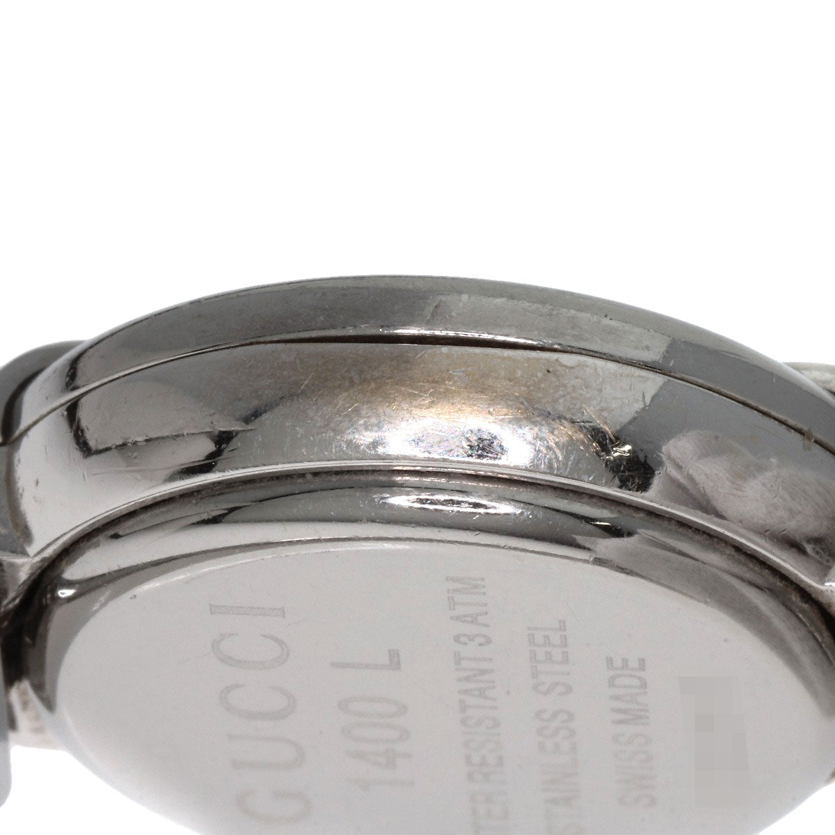 GUCCI Watches Quartz 1400L Stainless Steel Silver Round face black dial
