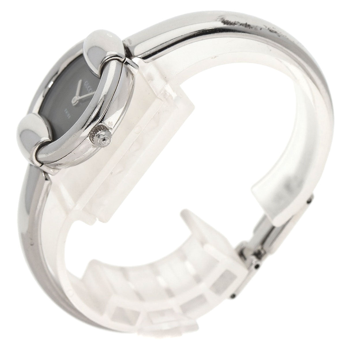 GUCCI Watches Quartz 1400L Stainless Steel Silver Round face black dial