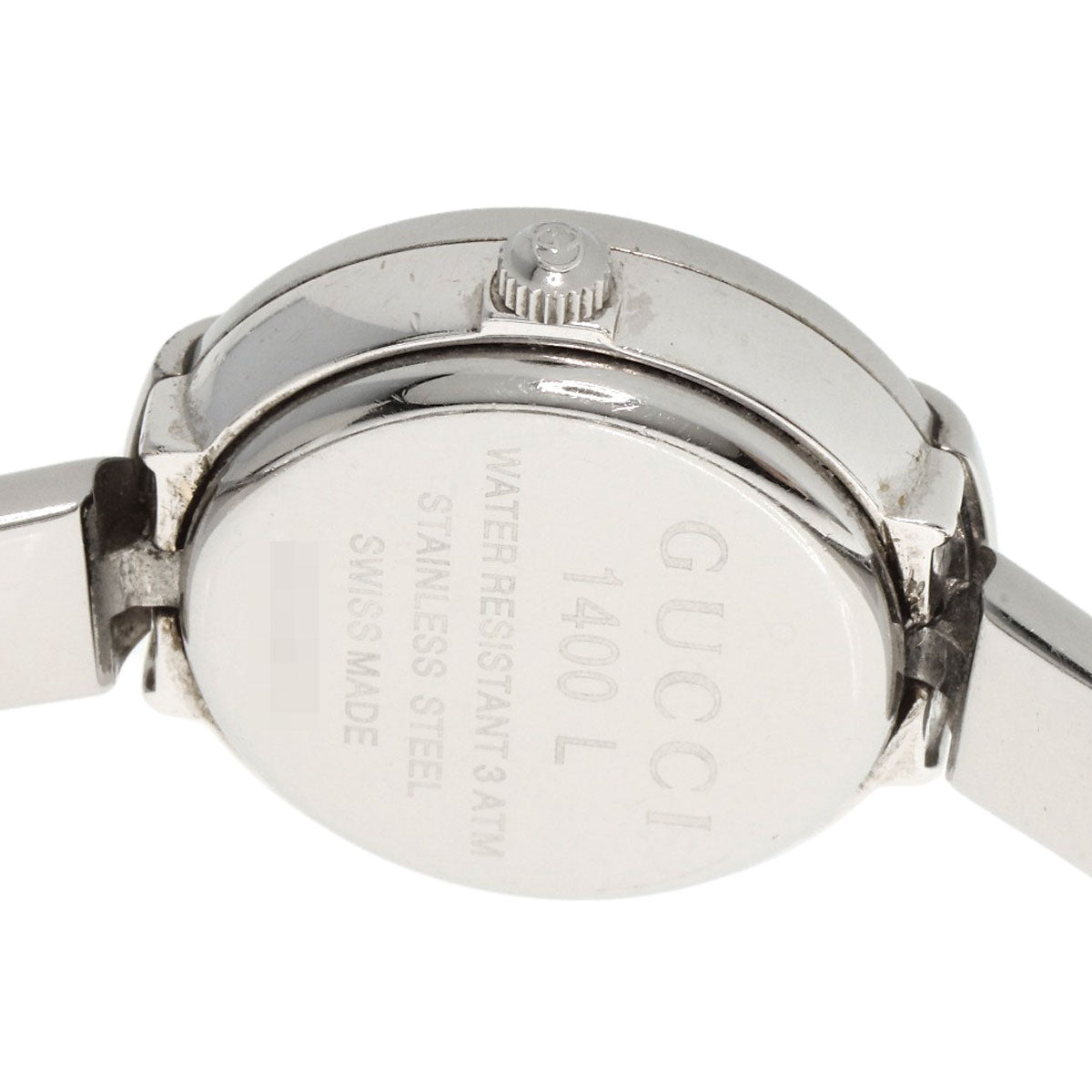 GUCCI Watches Quartz 1400L Stainless Steel Silver Round face black dial