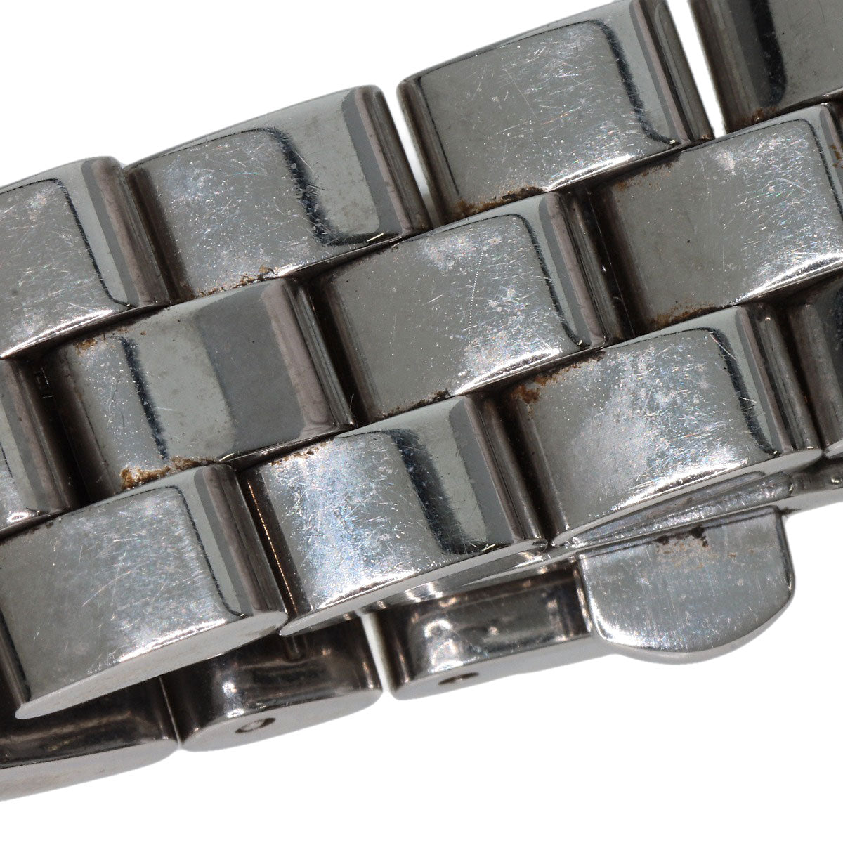 GUCCI Watches Quartz 3600L Stainless Steel Silver G Square Orange dial