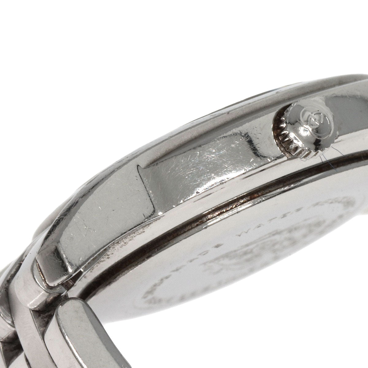 GUCCI Watches Quartz 5500L Stainless Steel Silver Round face black dial