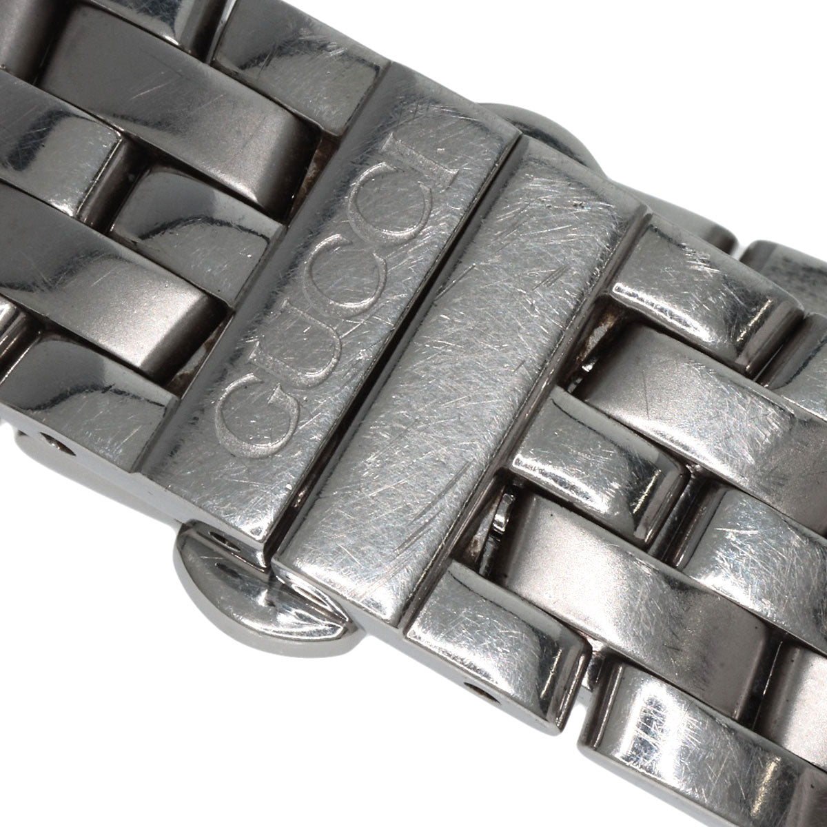GUCCI Watches Quartz 5500L Stainless Steel Silver Round face black dial
