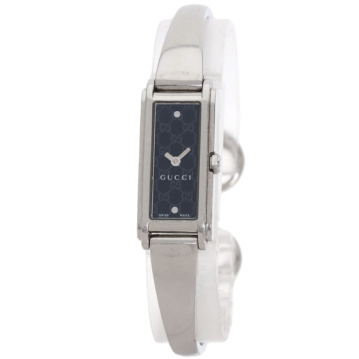 GUCCI Watches Quartz 109 Stainless Steel Silver G line black dial