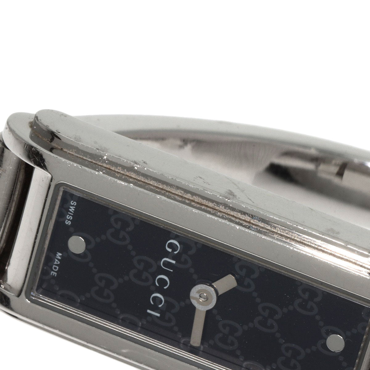 GUCCI Watches Quartz 109 Stainless Steel Silver G line black dial