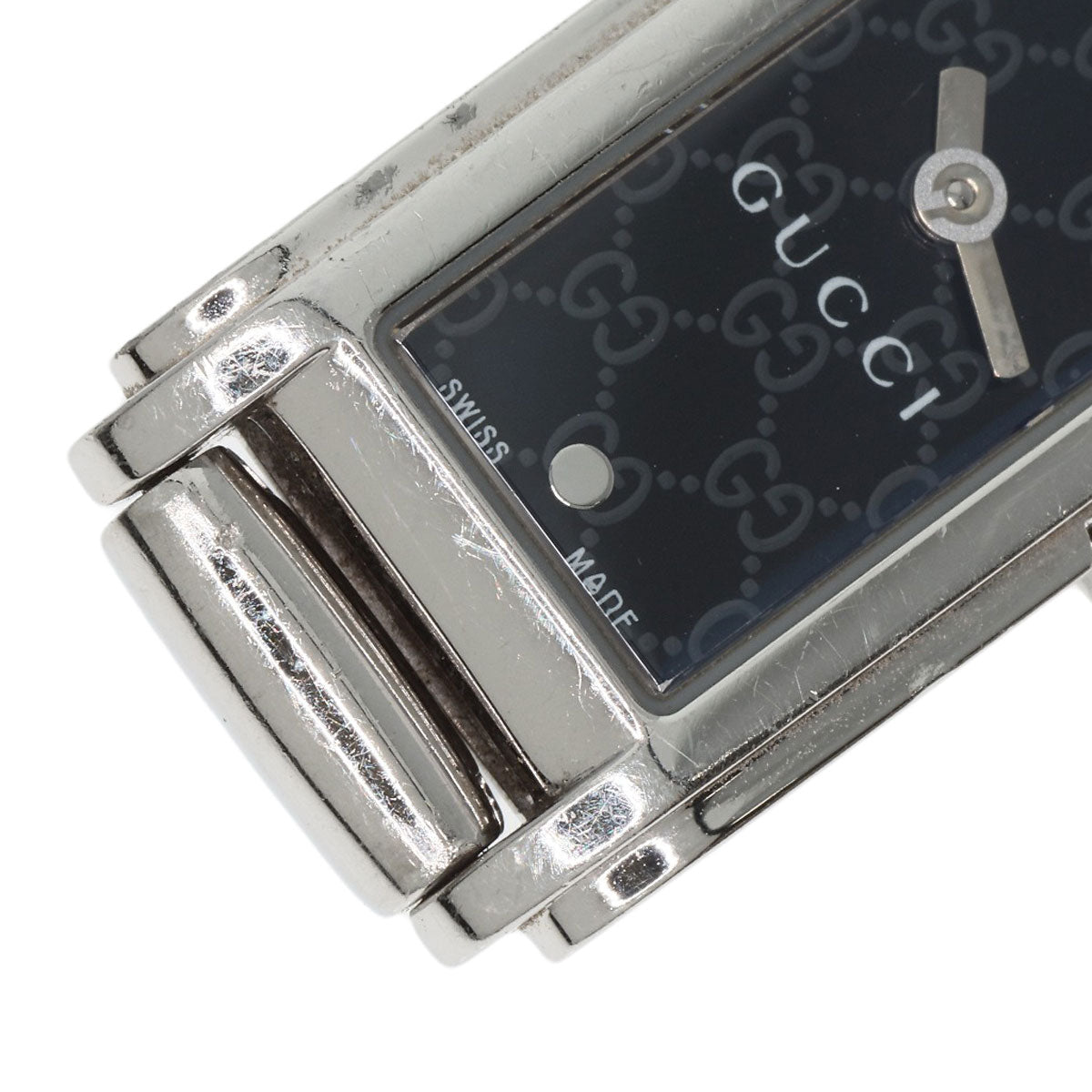 GUCCI Watches Quartz 109 Stainless Steel Silver G line black dial