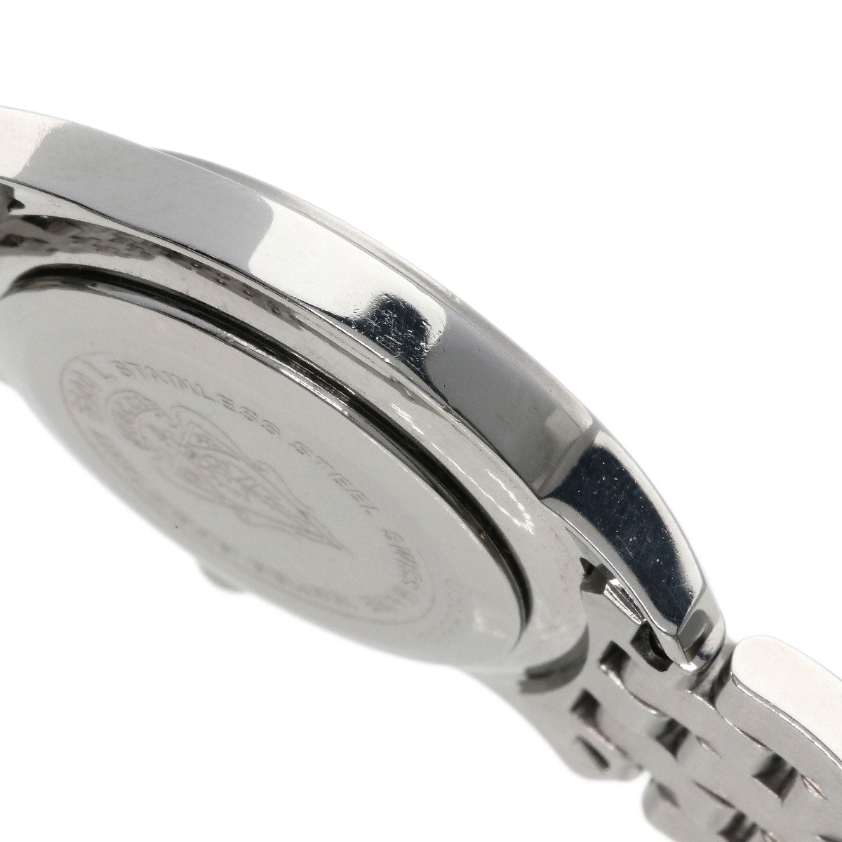 GUCCI Watches Quartz 5500L Stainless Steel Silver Round face black dial