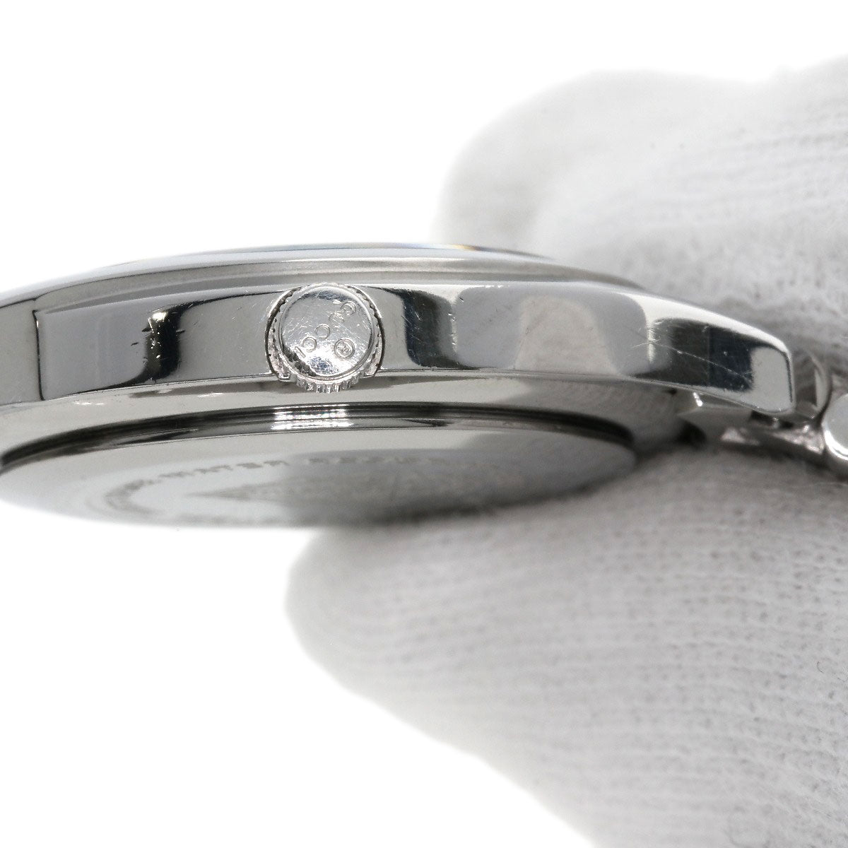 GUCCI Watches Quartz 5500L Stainless Steel Silver Round face black dial