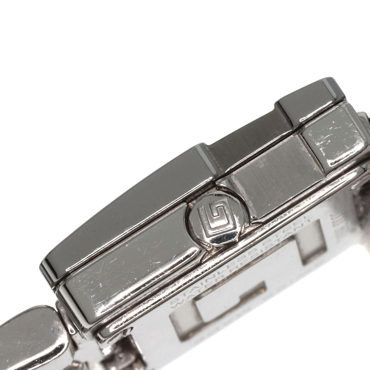 GUCCI Watches Quartz 3600L Stainless Steel Silver Square face black dial
