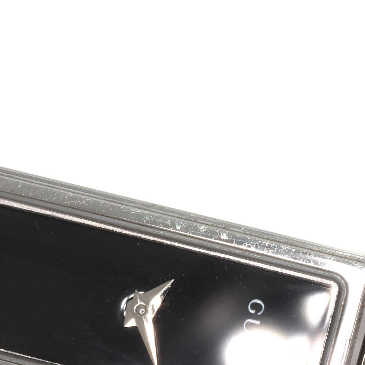 GUCCI Watches Quartz 1500L Stainless Steel Silver Square face black dial