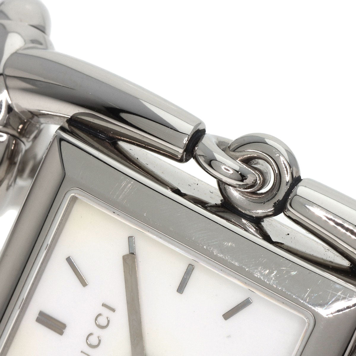 GUCCI Watches Quartz 116.3 Stainless Steel , Stainless Steel Silver Signoria White shell dial Women Used