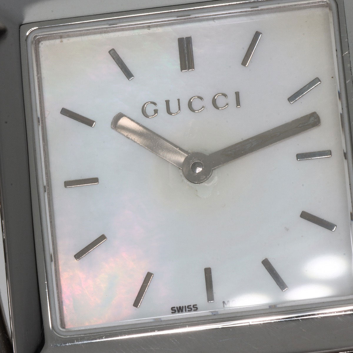 GUCCI Watches Quartz 116.3 Stainless Steel , Stainless Steel Silver Signoria White shell dial Women Used