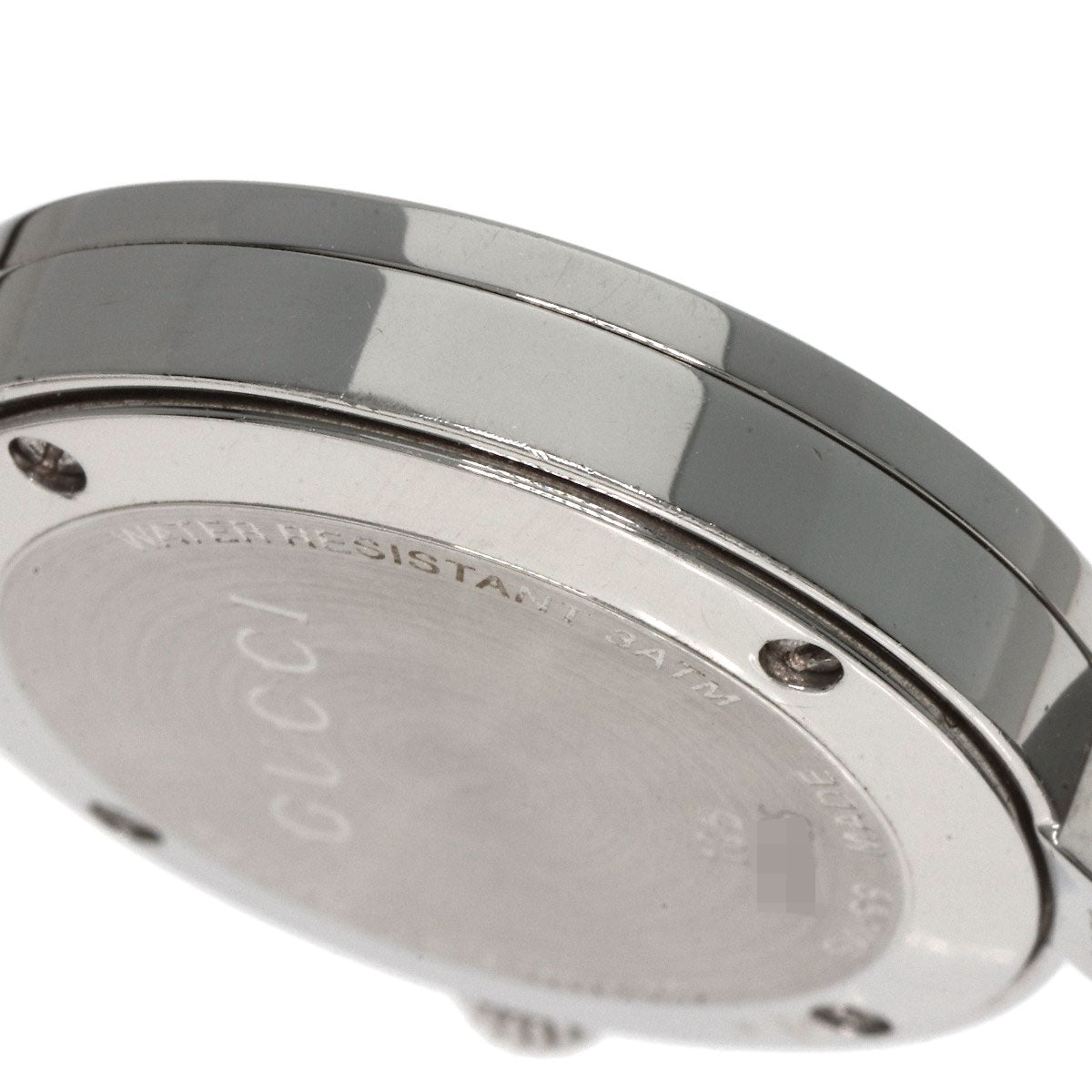 GUCCI Watches Quartz 105 Stainless Steel Silver Round face white dial