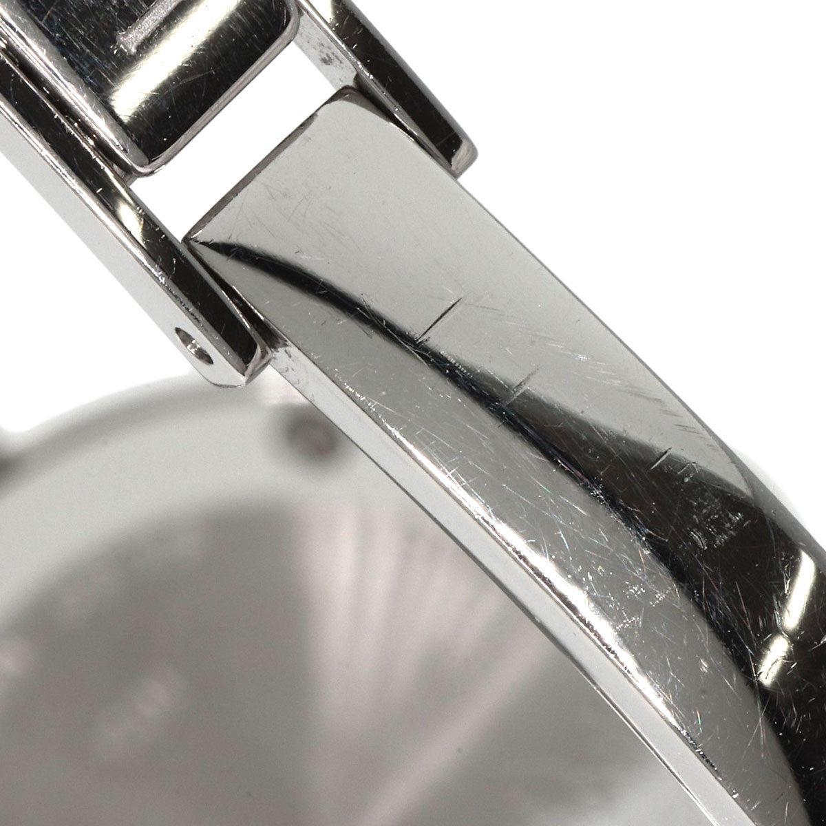 GUCCI Watches Quartz 105 Stainless Steel Silver Round face white dial
