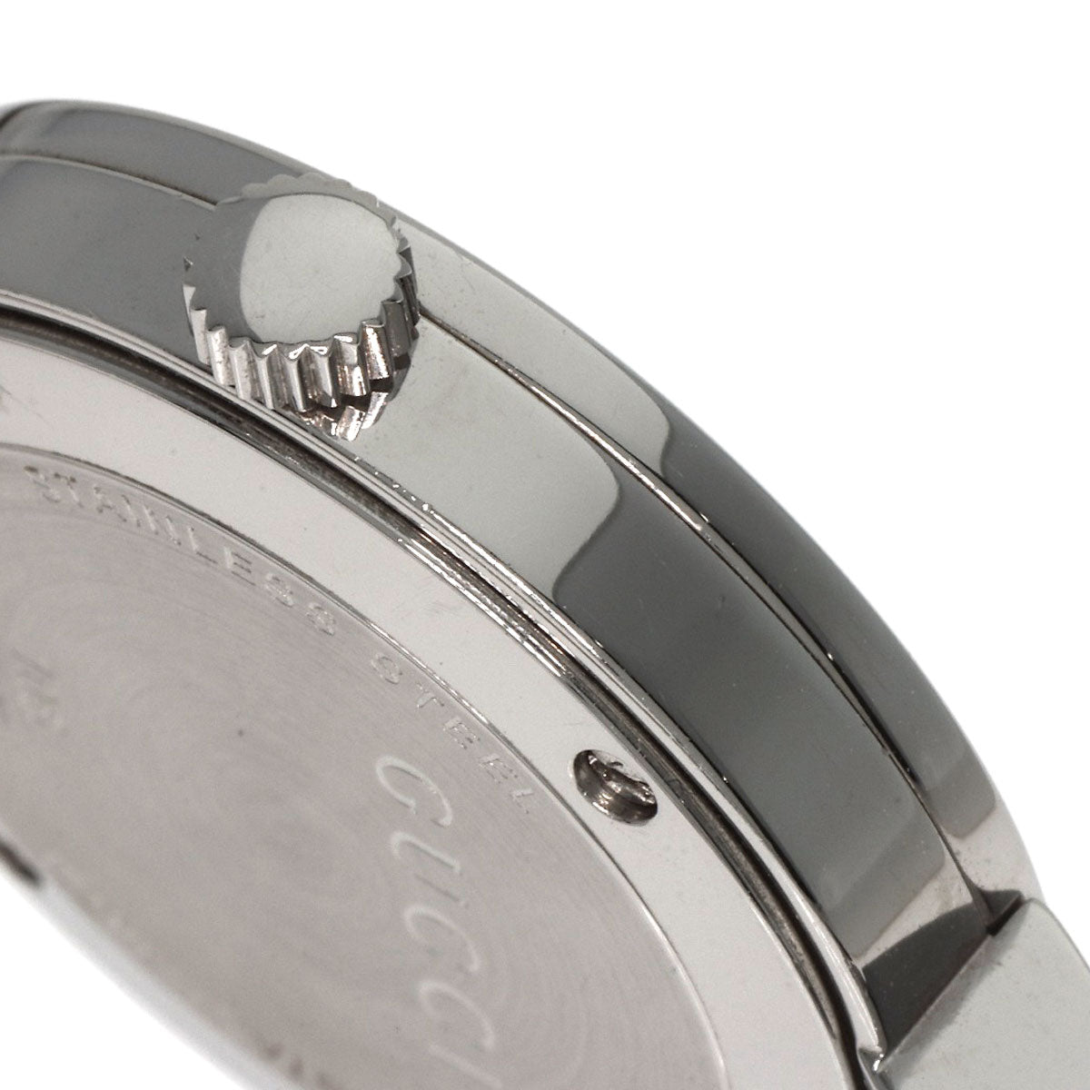 GUCCI Watches Quartz 105 Stainless Steel Silver Round face white dial