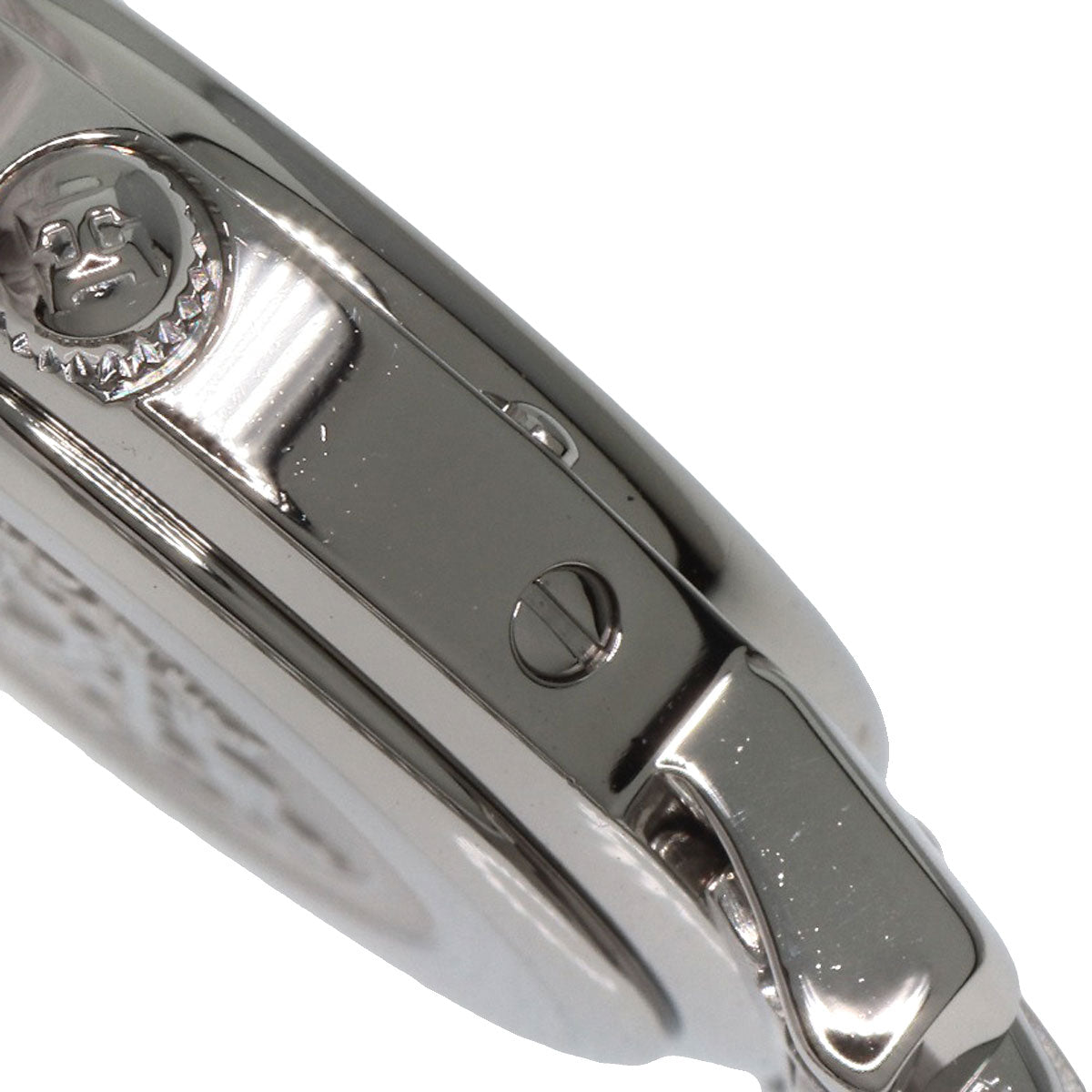 HERMES Watches Quartz CL4.210 Stainless Steel , Stainless Steel Silver Clipper blue dial Women Used