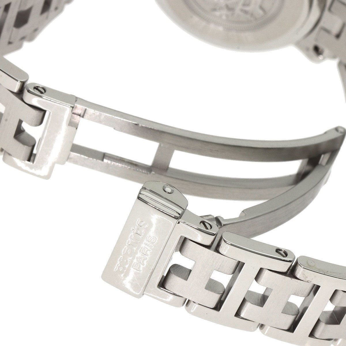 HERMES Watches Quartz CL4.210 Stainless Steel , Stainless Steel Silver Clipper blue dial Women Used