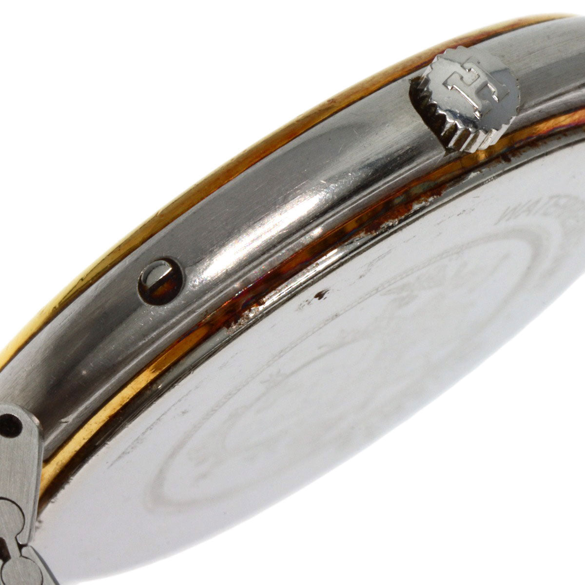 HERMES Watches Quartz Stainless Steel , SSxGP gold profile white dial mens Used