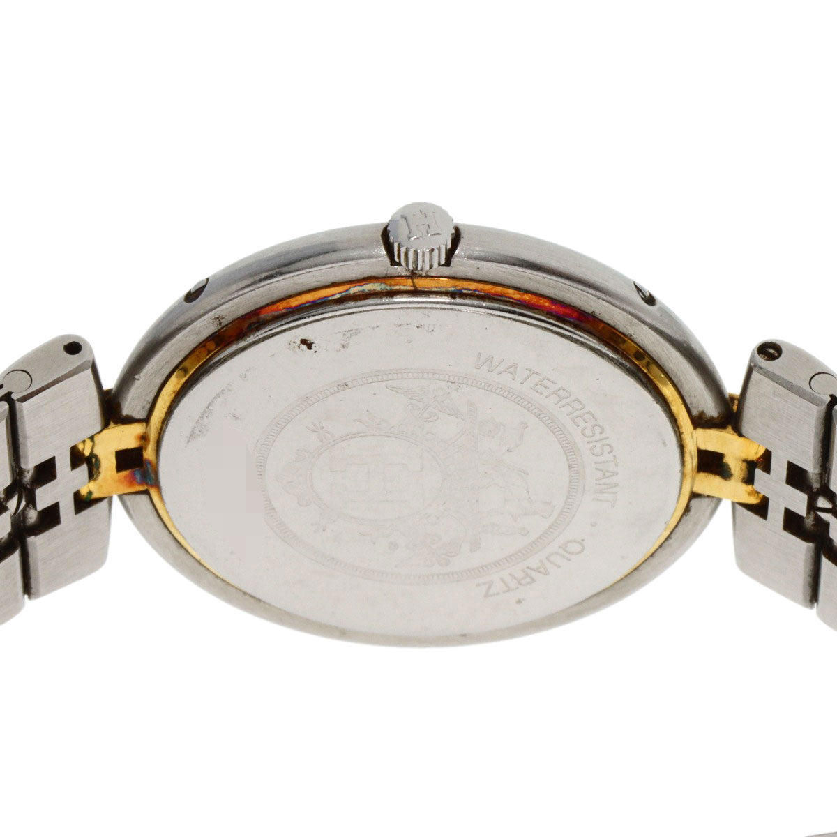 HERMES Watches Quartz Stainless Steel , SSxGP gold profile white dial mens Used