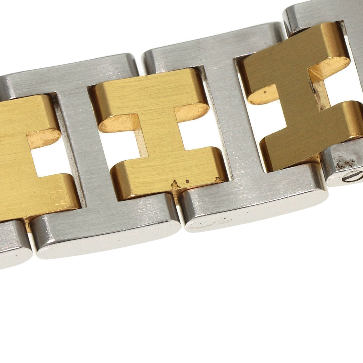 HERMES Watches Quartz RA1.240 Stainless Steel , SSxGP gold Rally white dial Women Used