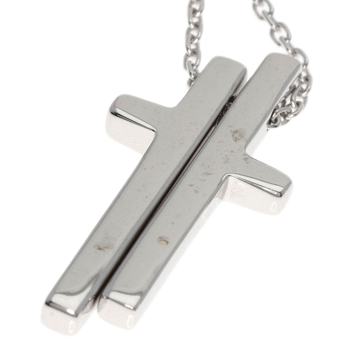 GUCCI Necklace K18WG Silver Separate cloth