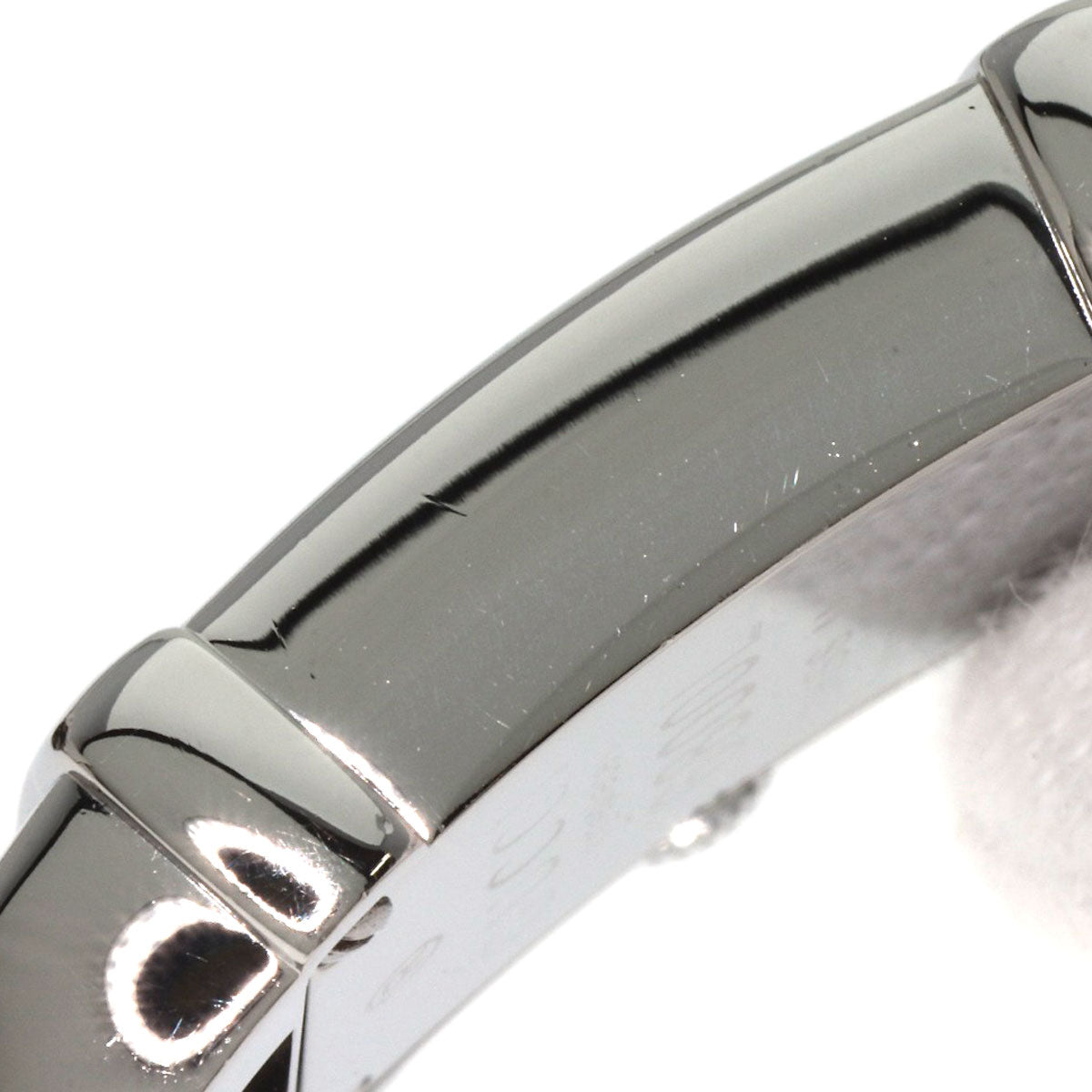 GUCCI Watches Quartz 6800L Stainless Steel , Stainless Steel Silver Square face Orange dial Women Used