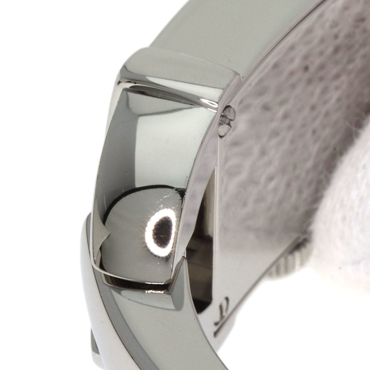 GUCCI Watches Quartz 6800L Stainless Steel , Stainless Steel Silver Square face Orange dial Women Used