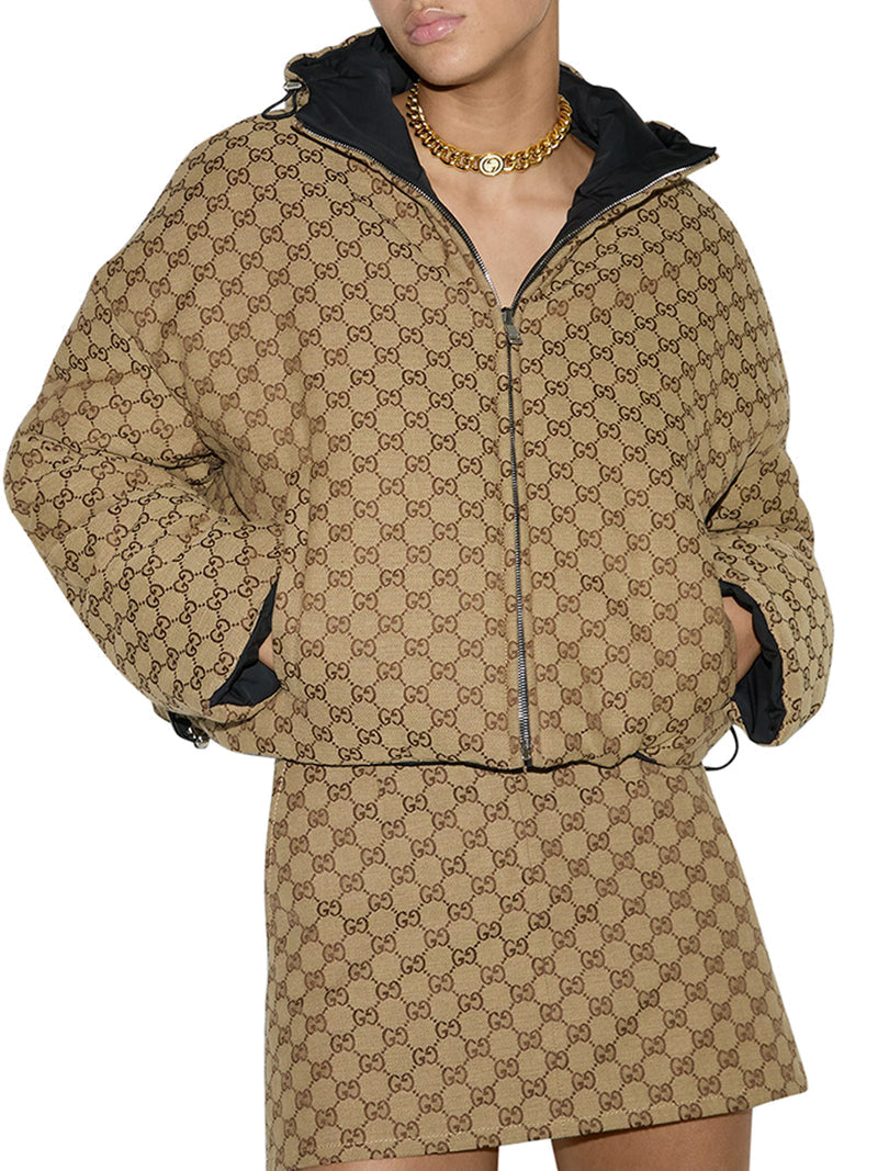 Gucci Women Reversible Polyester Bomber Jacket