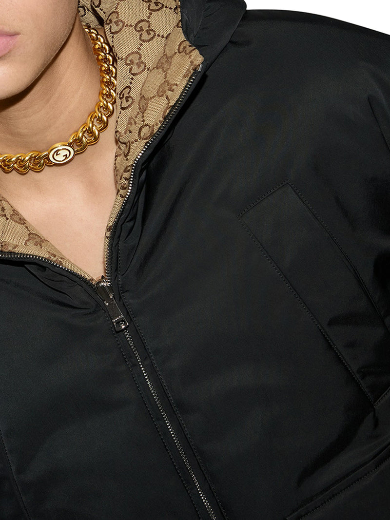Gucci Women Reversible Polyester Bomber Jacket