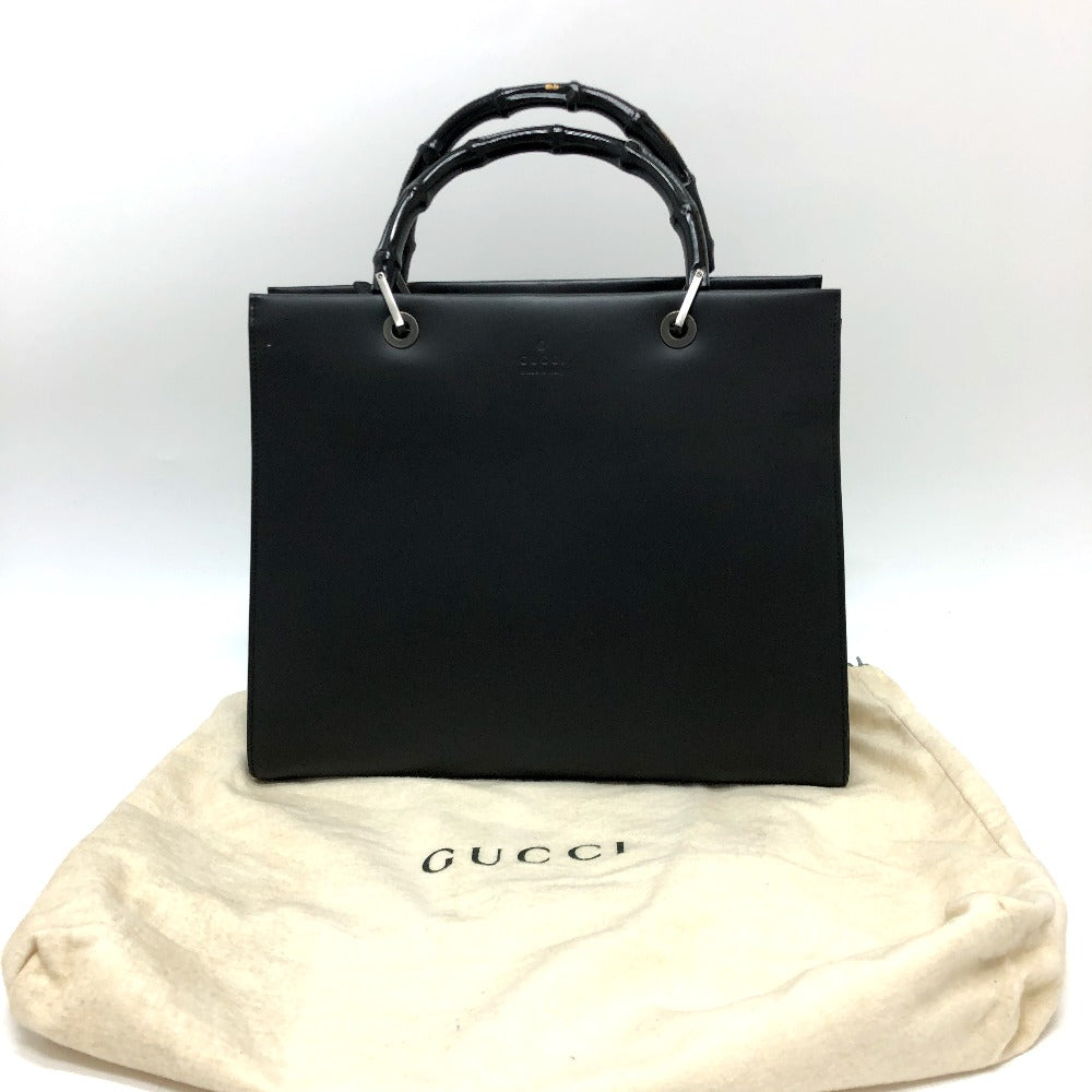 GUCCI Handbag 2058 leather black logo